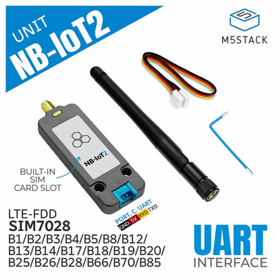 M5Stack Official Nb-Iot 2 Unit Global Version (SIM7028) with Antenna