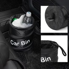 Car Bin Pop Up Black Storage Dustbin Foldable Travel Mini Rubbish Waste Basket