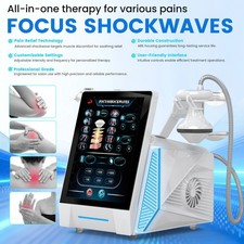 New Focus Shockwave ESWT Focused Shock Wave Therapy Machine Pain Relief Physio