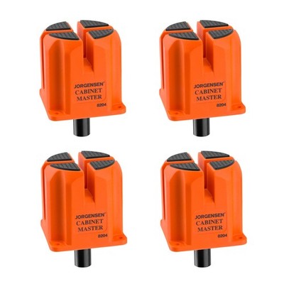 Jorgensen 3-in-1 Support Block, Cabinet Master Parallel Clamp Orange & Black 