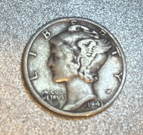 1943 Mercury Dime Album Filler **FREE SHIPPING
