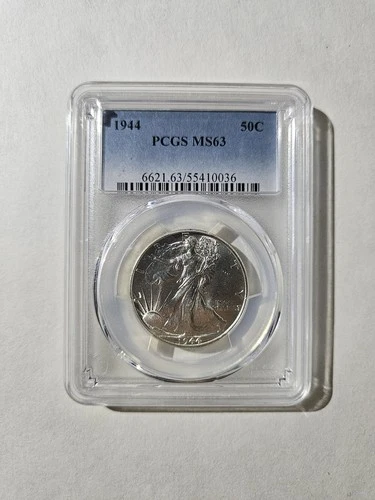 1944 Walking Liberty Silver Half Dollar PCGS Graded MS63