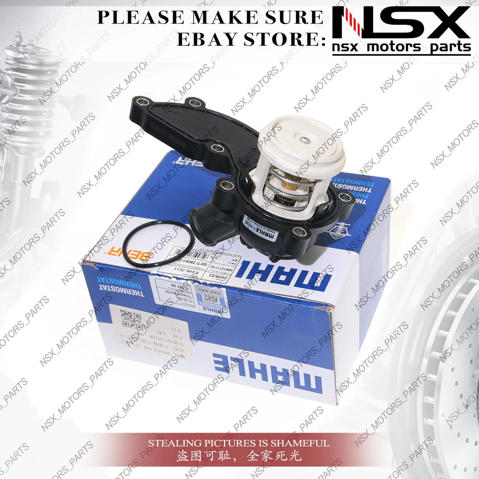 Engine Coolant Thermostat & Housing For Audi A4 A6 A8 Quattro 3.2 V6 06E121111G Foto 3 de 4