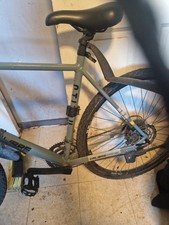 Calibre Stitch Mountain Bike 29in Green/Blue 17in Alloy Disc Brakes Flat Bar