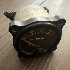 Vintage Weston Aviation 120 Volts Ac Gauge Model 833 T-4 Military Vintage Weston Aviation 120 Volts Ac Gauge Model 833 T-4 Military