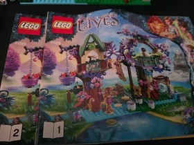 Lego 41075 Elves Tree Top Hideaway 100% Complete With Figs And Manuals