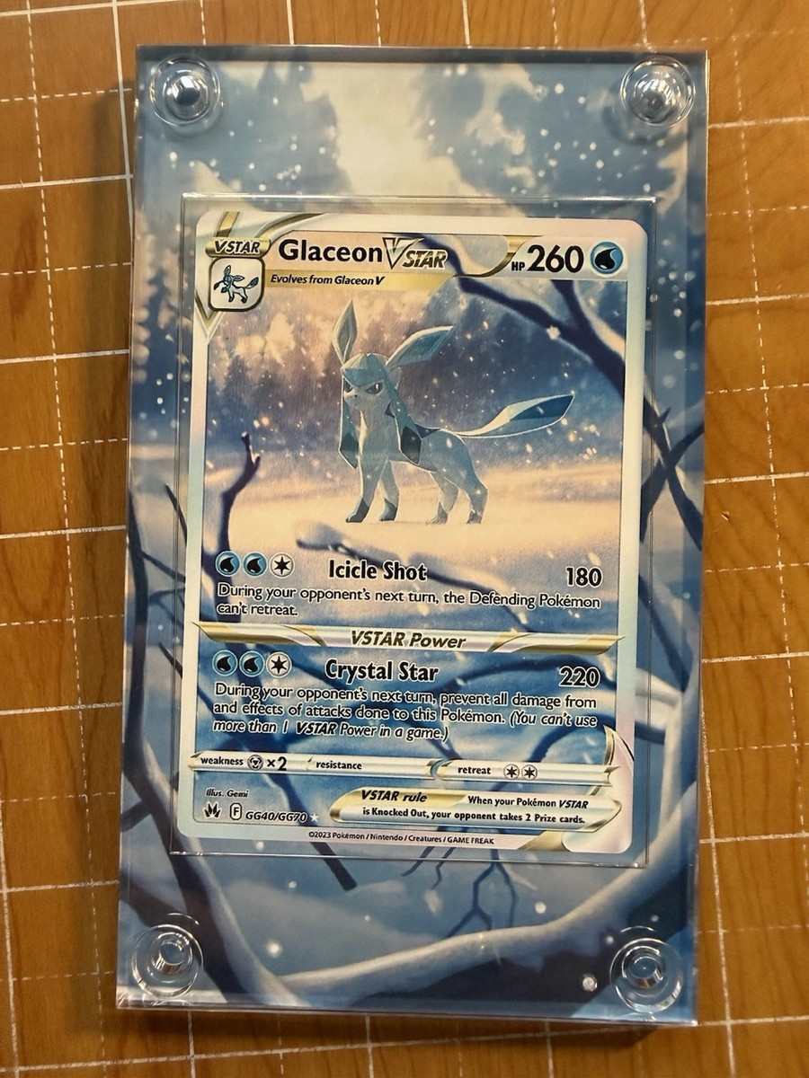 Glaceon VSTAR GG40/GG70 Pokémon Extended Art Case | eBay