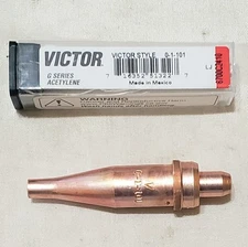 Victor G Series 0-1-101 Acetylene Cutting Torch Tip ST2600FC CA2460 MT204