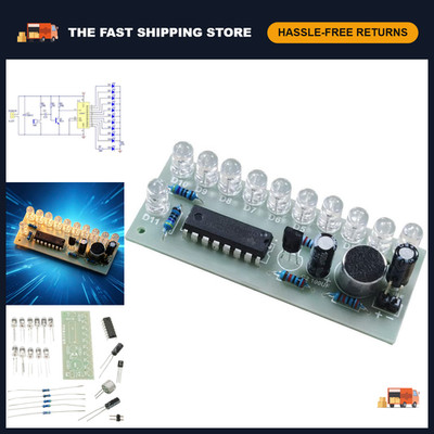 DIY Soldering Practice Kit - Electronics Learning Board for Beginners & Hobbyist