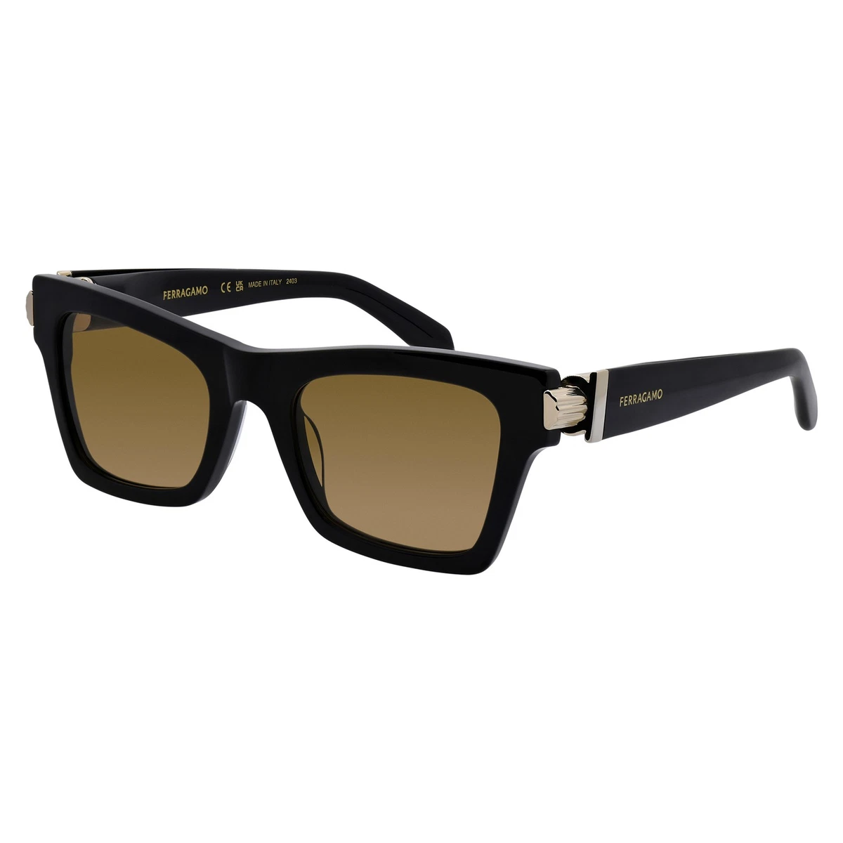 Salvatore Ferragamo Brown 182-s/13 Sunglasses Salvatore Ferragamo SF668S 238 Sunglasses Women main image 4