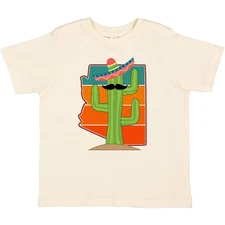 Inktastic Arizona Retro Sunset Funny Cactus Toddler T-Shirt Apparel Clothes Kid