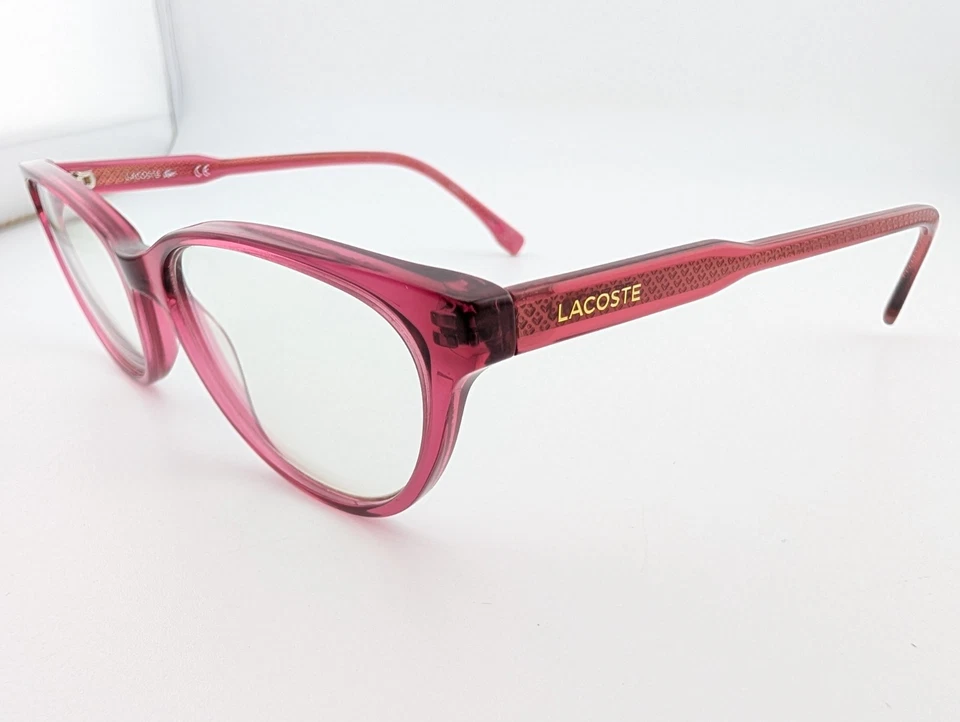 Lacoste Eyeglasses, Frames Only, L2850 615, 53-16-140, Plastic, Clear Pink - Image 4 of 4