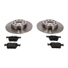 BREMSSCHEIBEN BELÄGE HINTEN SATZ FÜR AUDI A3 8V SEAT LEON 5F VW GOLF 7 5G VAICO