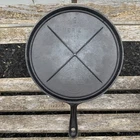 Early Antique Griswold ERIE No 9 Slant Logo 739A Round Griddle Skillet RARE