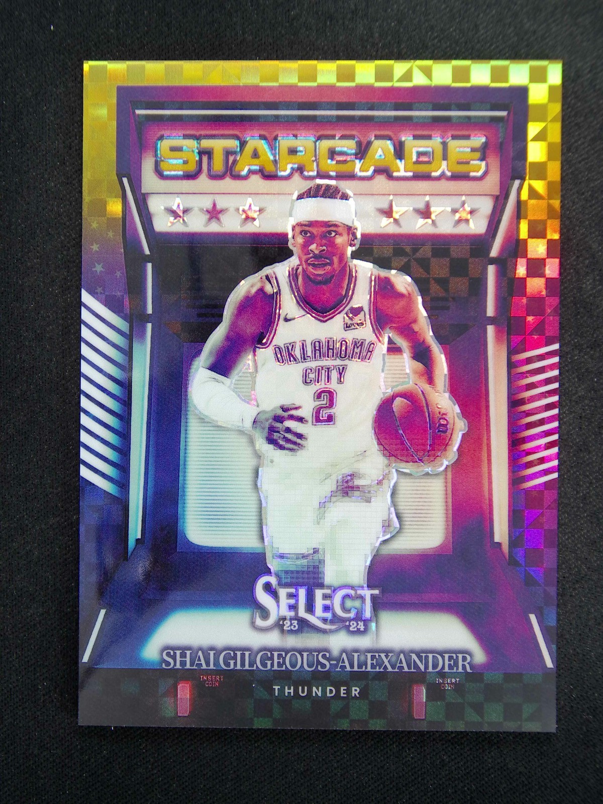 2023-24 Panini Select Shai Gilgeous-Alexander #30 Starcade SP Gold /10