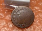 1760 Hibernia Voce Populi Colonial Copper Half Penny, VOOE Error Variety RARE #B — photo 2
