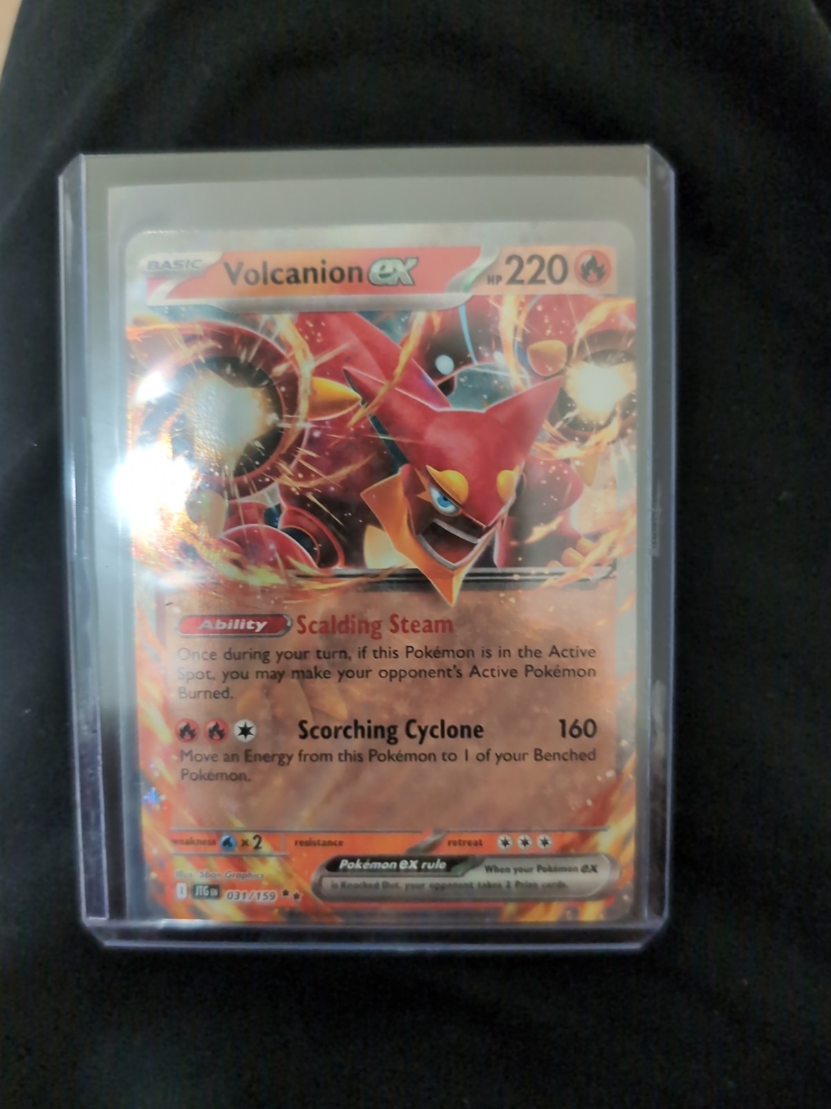 Volcanion ex 2025 Scarlet Violet Journey Together #31 Pokemon Card NM