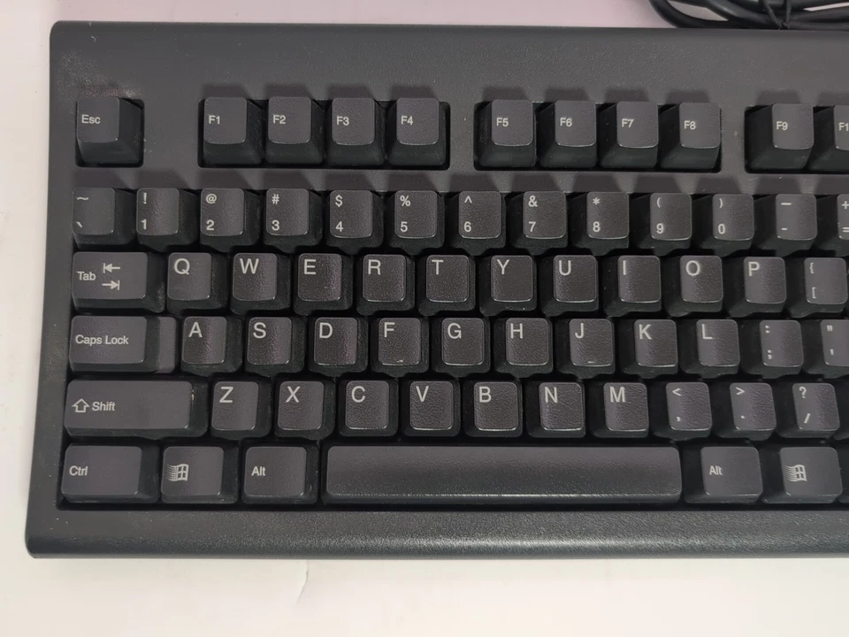 Vintage IBM KB-8923 PS/2 Black Keyboard - Tested & Working! - Image 2 of 4