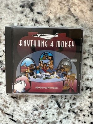 Cold World Hustlers''Anythang 4 Money CD 1997 Bay Rap,U.D.I.,11-5,Cloud 9,GFunk