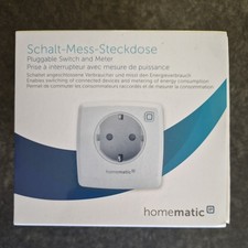 Homematic IP HmIP-PSM Smart Home Schalt-Mess-Steckdose - NEUWERTIG