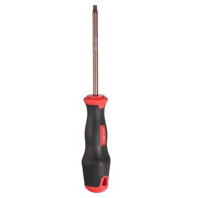 T27 Torx Screwdriver 8.66'' Magnetic Screwdrivers S2 Alloy Steel, Red Brown