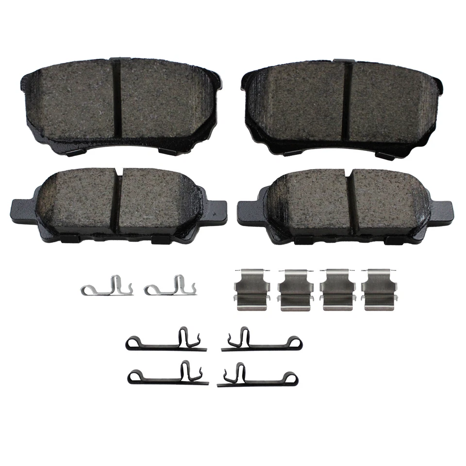 Задние керамические дисковые тормозные колодки Akebono ProACT для Chrysler Dodge Jeep Mitsubishi - Изображение 4 из 4