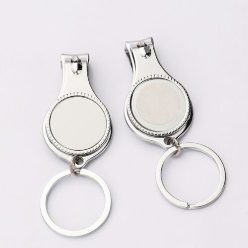 Sublimation Nail Clippers Keychain Heat Transfer Keychain for Present Making - Afbeelding 1 van 8