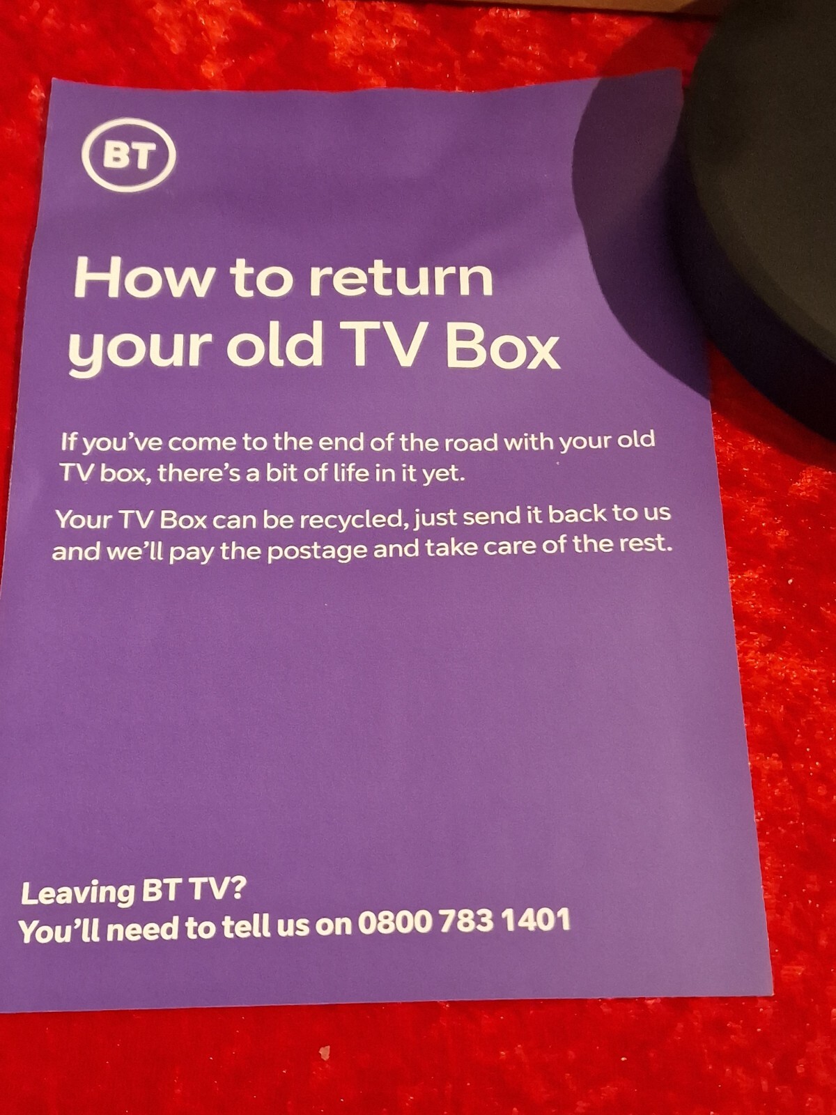 BT TV Box Pro YouView 1TB 4k Set Top Box RTIW387 Boxed Excellent
