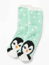 Penguin Fuzzy Cozy Socks - Women's - Old Navy - Penguins Birds - New with tag