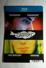 CATFISH PARTIAL FACES BLURAY STYLE COVER ART BACKER CARD (NOT a dvd movie )