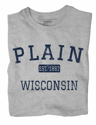 #ad #ad Plain Wisconsin WI T Shirt EST $21.99