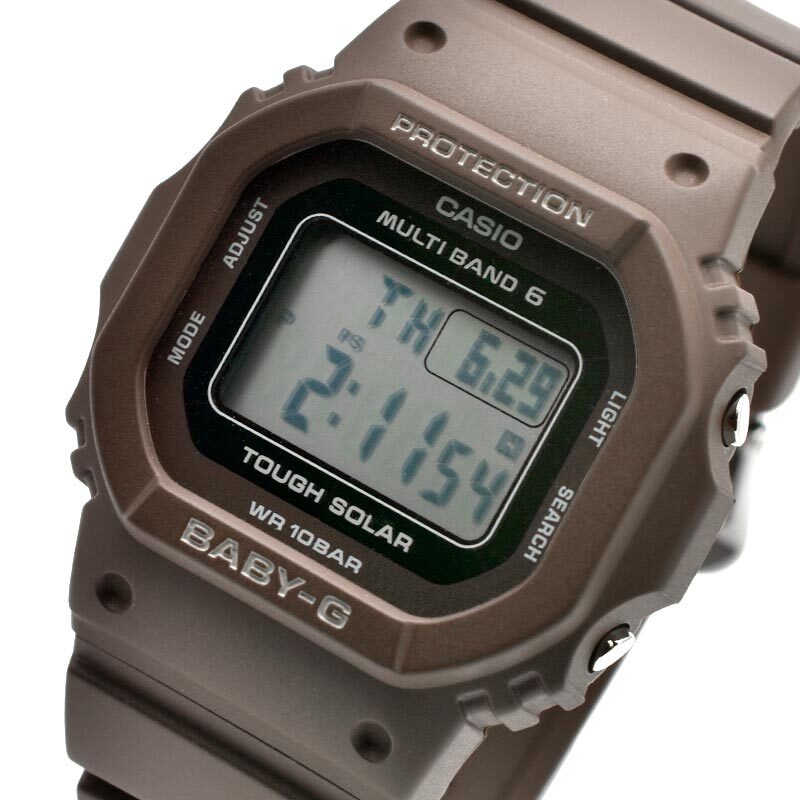 CASIO BABY-G BGD-5650-5JF Radio Solar Digital Watch Matte Brown