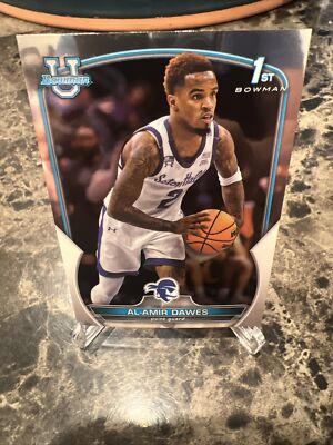2022-23 Bowman University Chrome Basketball U #63 Al-Amir Dawes Seton Hall