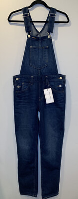 NWT Levis Bibs Overalls Womens Small Big E Rare Sample Garment Big Mouth Denim