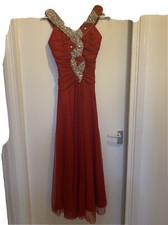 womens red dress size 12
