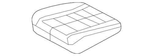 Cubierta del cojín del asiento delantero derecho para Ford Flex 2010