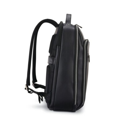 NEW!! Classic Samsonite Leather Backpack - Black | eBay display picture 1