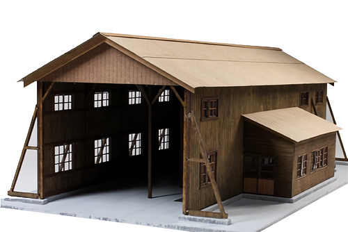 1:87 - 1:80 Scale M's Rolling Stock Repair Depot Kit NIB H0e 009 HOn30/HOe Gauge - Picture 7 of 14