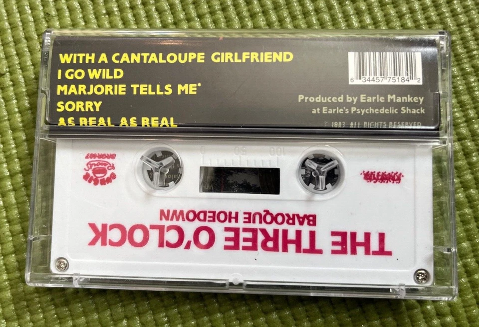 RARE PSYCH POP – The Three O'Clock – Baroque Hoedown Cassette (NM, UNPLAYED) - Image 3 of 4
