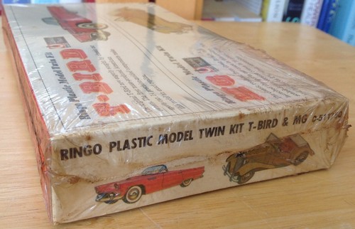 Ringo 1:72 T-Bird and MG Model Twin Vintage Model Car Kit No. C-511-50, Sealed - Picture 3 of 3