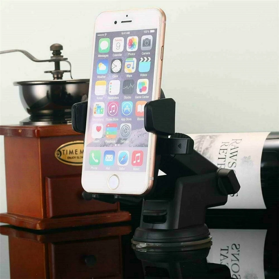 360° Mount Holder Car Windshield Stand For Mobile Cell Phone iPhone Samsung GPS - Image 2 of 4