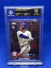2018 Topps Chrome Update Rhys Hoskins Rookie RC Base BGS 10 BLACK LABEL 