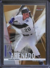 2017 Topps Finest Gold Refractor #67 Nolan Arenado No 13 of 50