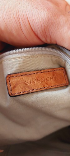 Givenchy Boho Handtasche Schultertasche Reißverschlusstaschen Vollkornleder - Bild 10 von 17