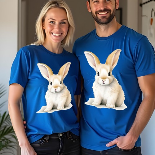 Family Rabbit Happy Easter T-Shirt Tee Cute Holiday Party Matching Outfit #ED - Picture 11 of 24