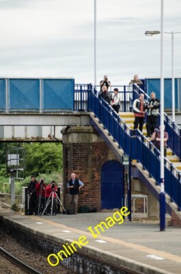 Photo 6x4 Spotting Train Spotters Scarthingwell As I explained to a coupl c2013
