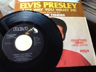 ELVIS PRESLEY ANY WAY YOU WANT ME (THAT'S HOW I'LL BE) / LOVE ME TENDER NR. MINT