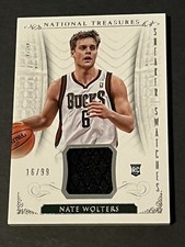 Nate Wolters Rookie Patch National Treasures 2013-14 Panini 16/99