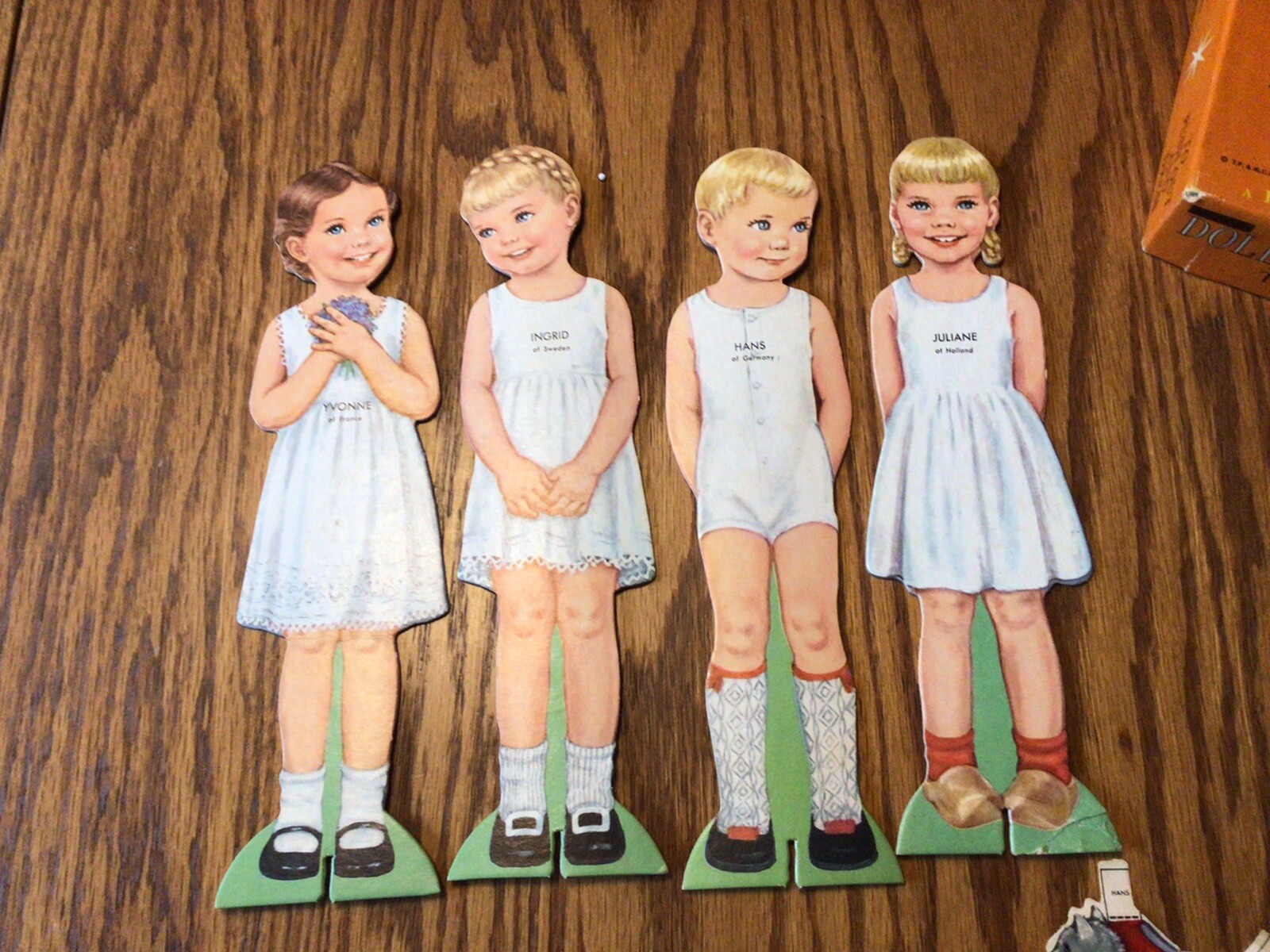 Vintage Toy Dolls Across The Sea To Push Out And Dress1955Platt&Munk