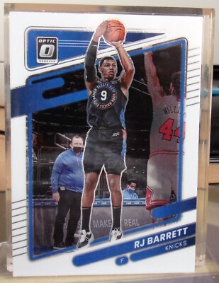 NBA Playercard - 21-22 Dondruss Optic Base - R.J. Barrett - NY Knicks #63